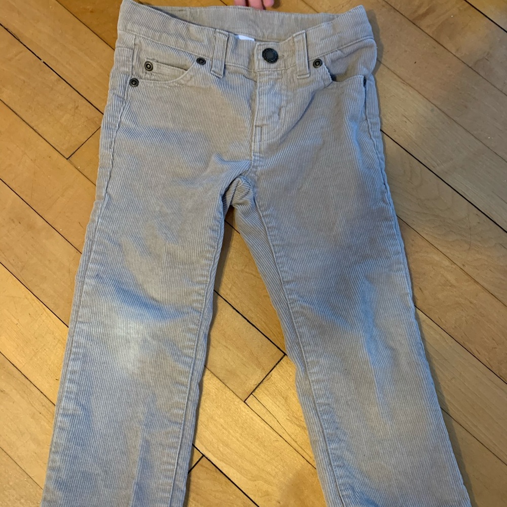 Beige corduroy Janie and Jack pants size 3 boys